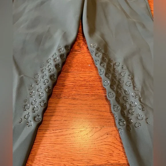 Kids Cavalleria Green Logo grip Breeches - Picture 4 of 8